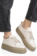 PANTOFI SPORT BEJ PIELE NATURALA 2S7721