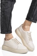 PANTOFI SPORT BEJ PIELE NATURALA 6S7751