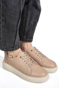 PANTOFI SPORT TAUPE PIELE NATURALA 6S7751