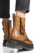 GHETE DAMA PIELE NATURALA MARO TALPA INALTA 3S7789