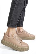 PANTOFI SPORT TAUPE PIELE NATURALA 2S7721