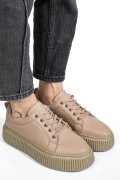 PANTOFI SPORT TAUPE PIELE NATURALA 2S7721