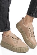 PANTOFI SPORT TAUPE PIELE NATURALA 2S7721