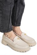 MOCASINI BEJ PIELE NATURALA 4S77250
