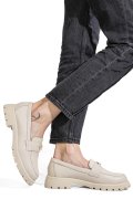 MOCASINI BEJ PIELE NATURALA 4S77250