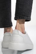 PANTOFI SPORT ALBI PIELE NATURALA 6S7751