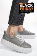 PANTOFI SPORT GRI PIELE NATURALA 2S7721