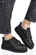 PANTOFI SPORT NEGRI PIELE NATURALA 2S7721
