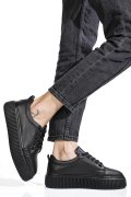 PANTOFI SPORT NEGRI PIELE NATURALA 2S7721