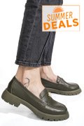 MOCASINI KHAKI PIELE NATURALA 4S77250