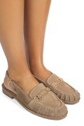 PANTOFI TAUPE PIELE NATURALA INTOARSA AS773746
