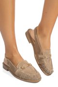 PANTOFI TAUPE PIELE NATURALA INTOARSA AS773746