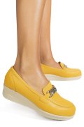 PANTOFI GALBENI PIELE NATURALA 1S77299