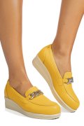 PANTOFI GALBENI PIELE NATURALA 1S77299