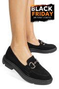 MOCASINI NEGRI PIELE NATURALA INTOARSA 1S77243