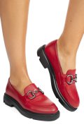 MOCASINI ROSII PIELE NATURALA 1S77243