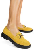 MOCASINI GALBENI PIELE NATURALA INTOARSA 1S77243