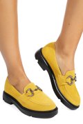 MOCASINI GALBENI PIELE NATURALA INTOARSA 1S77243