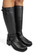 CIZME NEGRE PIELE NATURALA SS77TIV