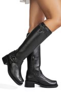 CIZME NEGRE PIELE NATURALA SS77TIV