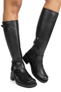 CIZME NEGRE PIELE NATURALA SS77TIV