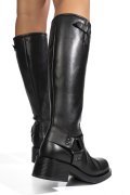 CIZME NEGRE PIELE NATURALA SS77TIV