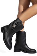 CIZME NEGRE PIELE NATURALA SS77N5010