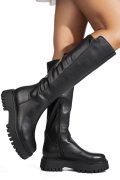 CIZME NEGRE PIELE NATURALA WB401H39