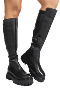 CIZME NEGRE PIELE NATURALA WB401H39