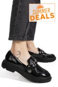 MOCASINI NEGRI PIELE NATURALA LACUITA 1S77243