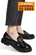 MOCASINI NEGRI PIELE NATURALA LACUITA 1S77243