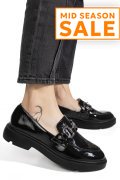 MOCASINI NEGRI PIELE NATURALA LACUITA 1S77243
