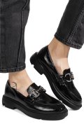 MOCASINI NEGRI PIELE NATURALA LACUITA 1S77243