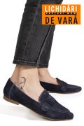 MOCASINI BLEUMARIN PIELE NATURALA INTOARSA AS772346