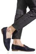 MOCASINI BLEUMARIN PIELE NATURALA INTOARSA AS772346