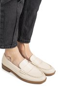 MOCASINI BEJ PIELE NATURALA AS773741