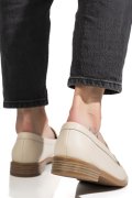 MOCASINI BEJ PIELE NATURALA AS773741