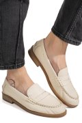 MOCASINI BEJ PIELE NATURALA AS77190