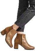 BOTINE DAMA PIELE NATURALA MARO 7S7721B