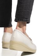 PANTOFI ALBI PIELE NATURALA 1S77299B