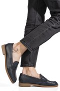 MOCASINI BLEUMARIN PIELE NATURALA AS77190