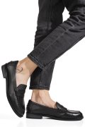 MOCASINI NEGRI PIELE NATURALA AS77190