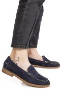 MOCASINI BLEUMARIN PIELE NATURALA INTOARSA AS77190