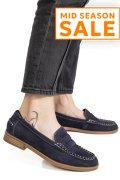 MOCASINI BLEUMARIN PIELE NATURALA INTOARSA AS77190
