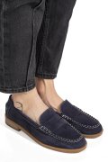 MOCASINI BLEUMARIN PIELE NATURALA INTOARSA AS77190