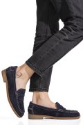 MOCASINI BLEUMARIN PIELE NATURALA INTOARSA AS77190