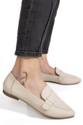 MOCASINI BEJ PIELE NATURALA AS772346