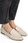 MOCASINI BEJ PIELE NATURALA AS772346
