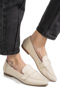 MOCASINI BEJ PIELE NATURALA AS772346
