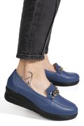 PANTOFI ALBASTRI PIELE NATURALA 1S77299B